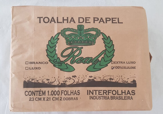 Fábrica de papel toalha interfolha